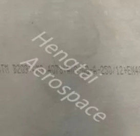 2500 mm-3500 mm 7075 Folha de alumínio para aeronaves com tratamento térmico T7351